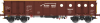 Otvorený nákladný vagón Eaos, hnedý, BUDAMAR, CZ-NHTR